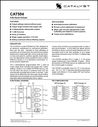 CAT504JI-TE13 Datasheet