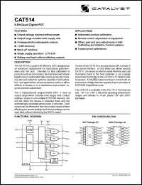 CAT514J-TE13 Datasheet
