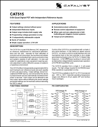 CAT515PI-TE13 Datasheet