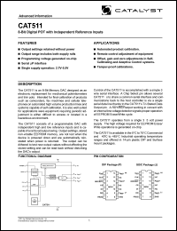 CAT511J-TE13 Datasheet