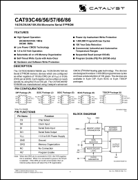 CAT93C57PA-TE13 Datasheet