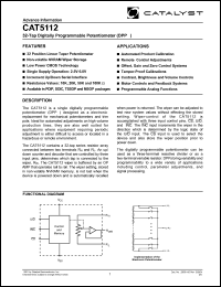 CAT5112RI-20TE13 Datasheet
