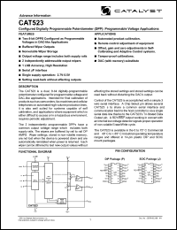CAT523PI-TE13 Datasheet