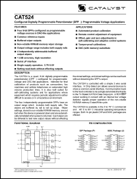 CAT524PI-TE13 Datasheet