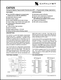 CAT525PI-TE13 Datasheet