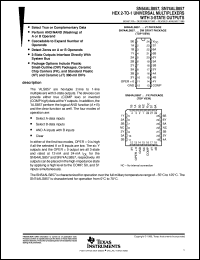 SN74ALS857DWR Datasheet