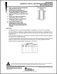 SN74LVC257APWLE Datasheet