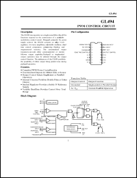 GL494 Datasheet