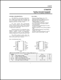 GM6535 Datasheet