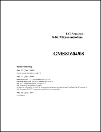 GMS81604PL Datasheet