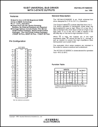 HG74ALVC162835C Datasheet