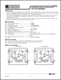 R1111N391B-TL Datasheet