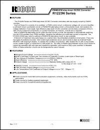 R1223N382F-TL Datasheet