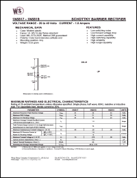 1N5818 Datasheet