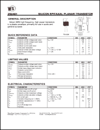 2SD401 Datasheet