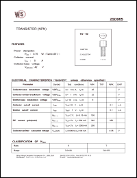2SD965 Datasheet