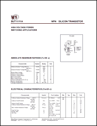 BUT11 Datasheet