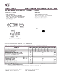 DB101 Datasheet