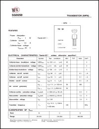 SS8050 Datasheet