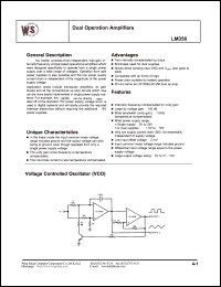 LM358PWLE Datasheet