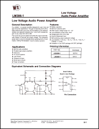 LM386MM-1 Datasheet