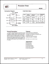 NE555M Datasheet