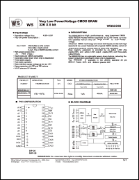 WS62256LLFP Datasheet