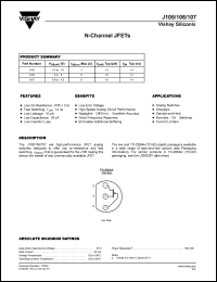 J105 Datasheet