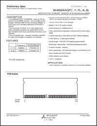 MH8S64AQFC-7 Datasheet