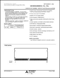 MH8S64BBKD-10L Datasheet