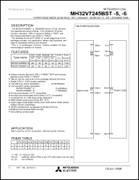 MH32V7245BST-5 Datasheet