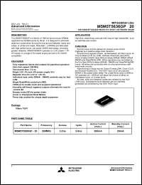 M5M5T5636GP-20 Datasheet