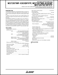 M37207MF-XXXFP Datasheet