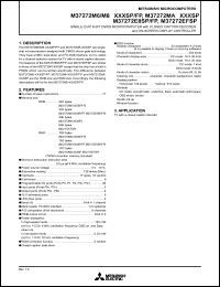 M37272M6-XXXSP Datasheet