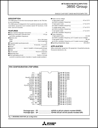 M38500EB-XXXSS Datasheet