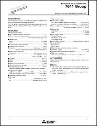 M37641M8-XXXFP Datasheet