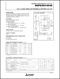 MGFK25V4045 Datasheet