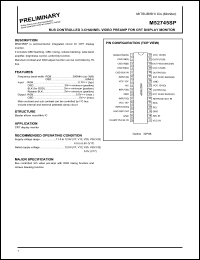 M52743BSP Datasheet