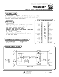 M658489BFP Datasheet