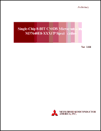 M37640E8-XXXFP Datasheet