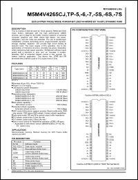 M5M4V4265TP-7 Datasheet