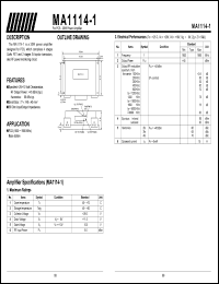 MA1113-1 Datasheet