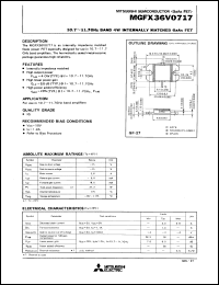 MGFX36V0717 Datasheet