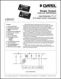 UWR-12/665-D5A Datasheet