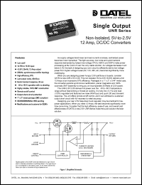 UNR-2.5/12-D5 Datasheet