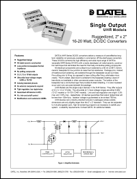UHR-15/1300-D12 Datasheet