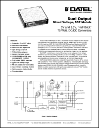 BCP-5/15-3.3/15-D48N Datasheet