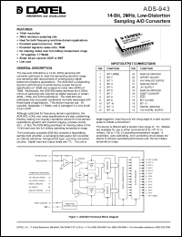 ADS-943G/883 Datasheet