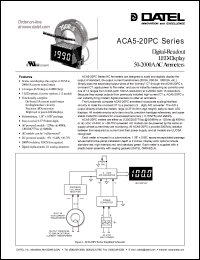 ACA5-20PC-10-AC3-RL Datasheet