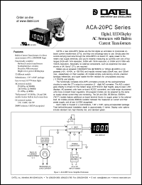 ACA-20PC-3-AC2-RL Datasheet
